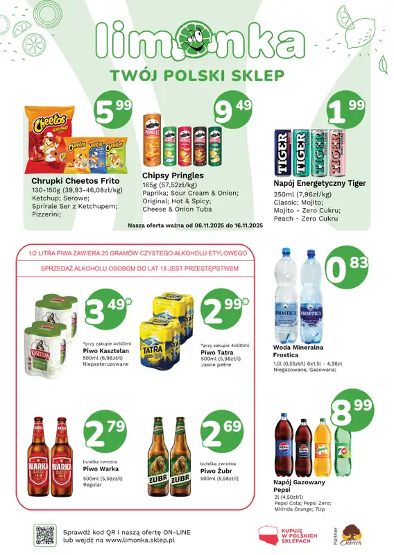 Limonka - gazetka promocyjna Plakat promocyjny  