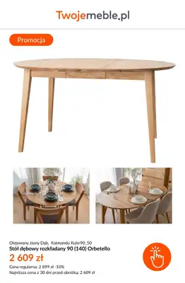 BEST SALE - gazetka promocyjna Twoje Meble | Do -25% na meble DREWNIANE od czwartku 30.10  - strona 2 BEST SALE - gazetka promocyjna Twoje Meble | Do -25% na meble DREWNIANE od czwartku 30.10  - strona 2