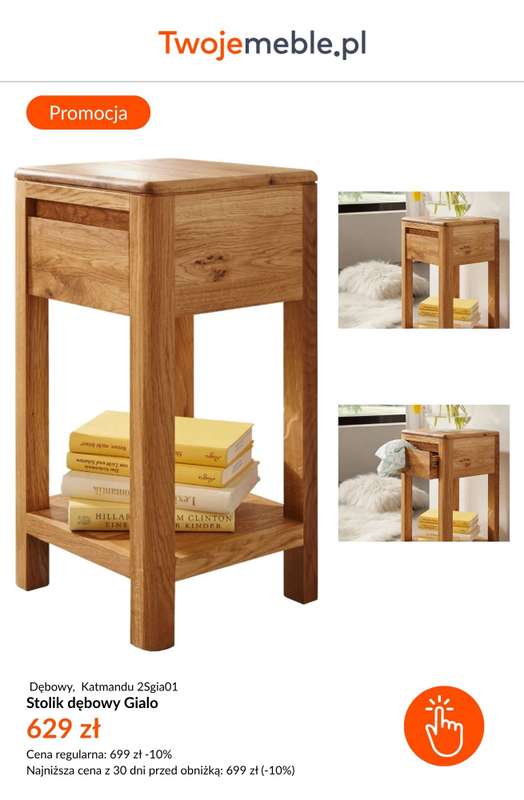 BEST SALE - gazetka promocyjna Twoje Meble | Do -25% na meble DREWNIANE od czwartku 30.10  - strona 7