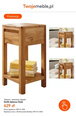 BEST SALE - gazetka promocyjna Twoje Meble | Do -25% na meble DREWNIANE od czwartku 30.10  - strona 7 BEST SALE - gazetka promocyjna Twoje Meble | Do -25% na meble DREWNIANE od czwartku 30.10  - strona 7