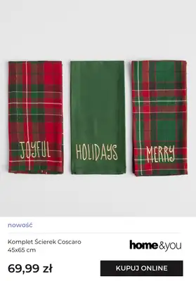 home&you - gazetka promocyjna Klasyczny czar świąt! od czwartku 30.10 do niedzieli 09.11 - strona 13 home&you - gazetka promocyjna Klasyczny czar świąt! od czwartku 30.10 do niedzieli 09.11 - strona 13