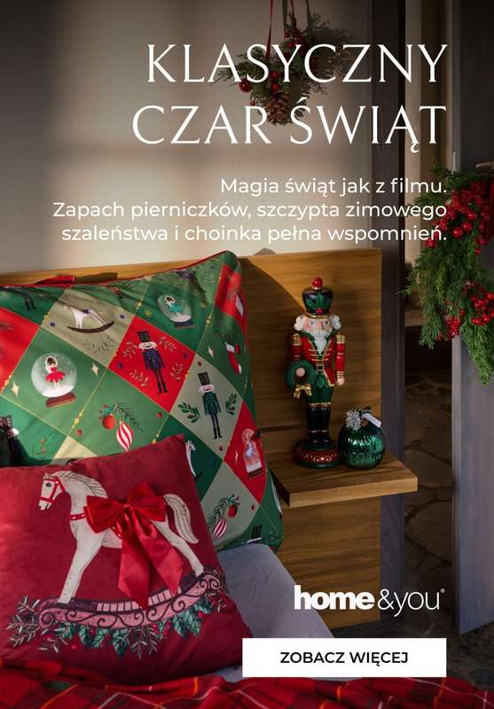 home&you - gazetka promocyjna Klasyczny czar świąt! od czwartku 30.10 do niedzieli 09.11