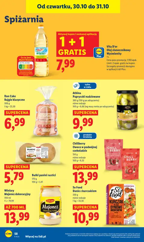 Lidl - gazetka promocyjna Oferta od czwartku od czwartku 30.10 do piątku 31.10 - strona 62