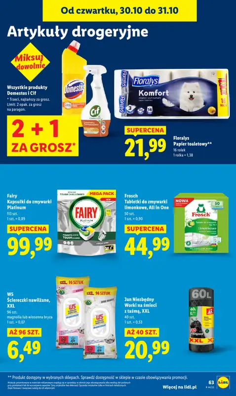 Lidl - gazetka promocyjna Oferta od czwartku od czwartku 30.10 do piątku 31.10 - strona 67