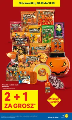 Lidl - gazetka promocyjna Oferta od czwartku od czwartku 30.10 do piątku 31.10 - strona 17 Lidl - gazetka promocyjna Oferta od czwartku od czwartku 30.10 do piątku 31.10 - strona 17