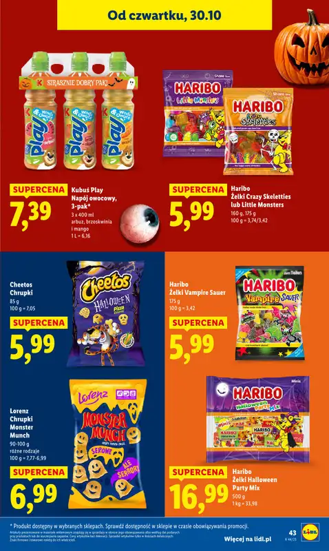 Lidl - gazetka promocyjna Oferta od czwartku od czwartku 30.10 do piątku 31.10 - strona 47