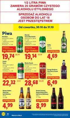 Lidl - gazetka promocyjna Oferta od czwartku od czwartku 30.10 do piątku 31.10 - strona 54 Lidl - gazetka promocyjna Oferta od czwartku od czwartku 30.10 do piątku 31.10 - strona 54