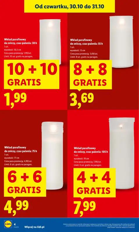 Lidl - gazetka promocyjna Oferta od czwartku od czwartku 30.10 do piątku 31.10 - strona 4