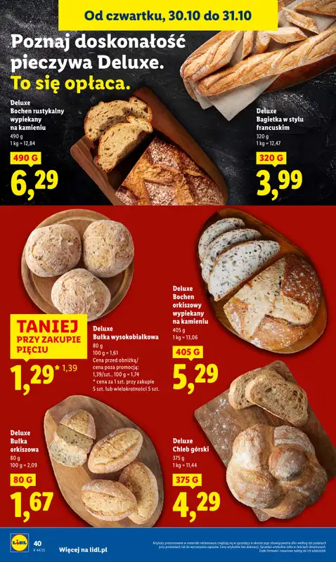 Lidl - gazetka promocyjna Oferta od czwartku od czwartku 30.10 do piątku 31.10 - strona 44