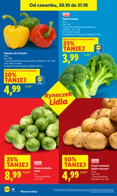 Lidl - gazetka promocyjna Oferta od czwartku od czwartku 30.10 do piątku 31.10 - strona 30 Lidl - gazetka promocyjna Oferta od czwartku od czwartku 30.10 do piątku 31.10 - strona 30