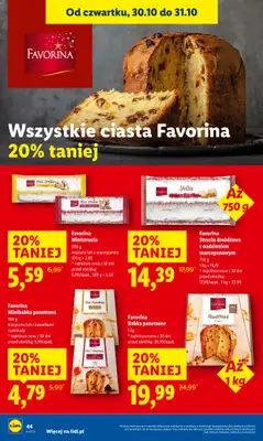 Lidl - gazetka promocyjna Oferta od czwartku od czwartku 30.10 do piątku 31.10 - strona 48 Lidl - gazetka promocyjna Oferta od czwartku od czwartku 30.10 do piątku 31.10 - strona 48