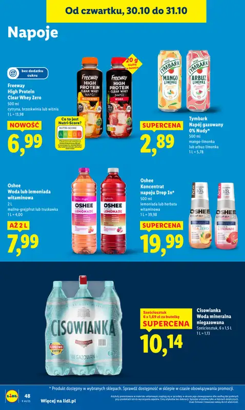 Lidl - gazetka promocyjna Oferta od czwartku od czwartku 30.10 do piątku 31.10 - strona 52