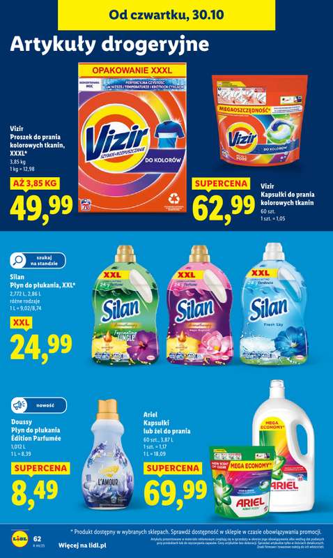 Lidl - gazetka promocyjna Oferta od czwartku od czwartku 30.10 do pi膮tku 31.10 - strona 66 Lidl - gazetka promocyjna Oferta od czwartku od czwartku 30.10 do pi膮tku 31.10 - strona 66