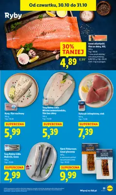 Lidl - gazetka promocyjna Oferta od czwartku od czwartku 30.10 do piątku 31.10 - strona 39 Lidl - gazetka promocyjna Oferta od czwartku od czwartku 30.10 do piątku 31.10 - strona 39