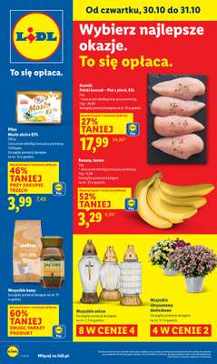 Lidl - gazetka promocyjna Oferta od czwartku od czwartku 30.10 do piątku 31.10