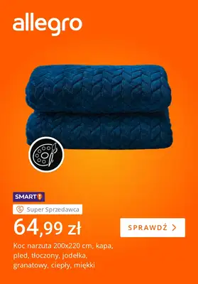 Allegro - gazetka promocyjna Ciepło i przytulnie w domu od czwartku 30.10 do czwartku 06.11 - strona 4 Allegro - gazetka promocyjna Ciepło i przytulnie w domu od czwartku 30.10 do czwartku 06.11 - strona 4