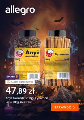 Allegro - gazetka promocyjna Rozgrzewające smaki jesieni od czwartku 30.10 do czwartku 06.11 - strona 2 Allegro - gazetka promocyjna Rozgrzewające smaki jesieni od czwartku 30.10 do czwartku 06.11 - strona 2