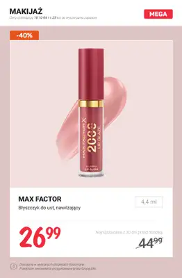 Rossmann - gazetka promocyjna Produkty min. 40% TANIEJ od soboty 01.11 do wtorku 04.11 - strona 10 Rossmann - gazetka promocyjna Produkty min. 40% TANIEJ od soboty 01.11 do wtorku 04.11 - strona 10