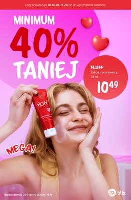 Rossmann - gazetka promocyjna Produkty min. 40% TANIEJ od soboty 01.11 do wtorku 04.11 Rossmann - gazetka promocyjna Produkty min. 40% TANIEJ od soboty 01.11 do wtorku 04.11