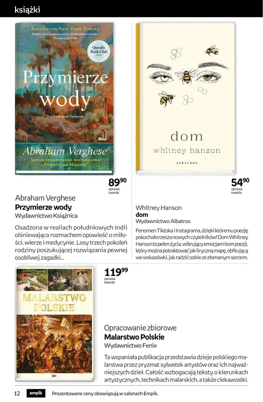 Empik - gazetka promocyjna Tom kultury: książki od środy 29.10 do wtorku 11.11 - strona 12