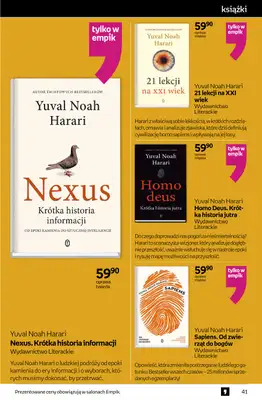 Empik - gazetka promocyjna Tom kultury: książki od środy 29.10 do wtorku 11.11 - strona 41 Empik - gazetka promocyjna Tom kultury: książki od środy 29.10 do wtorku 11.11 - strona 41