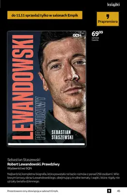 Empik - gazetka promocyjna Tom kultury: książki od środy 29.10 do wtorku 11.11 - strona 45 Empik - gazetka promocyjna Tom kultury: książki od środy 29.10 do wtorku 11.11 - strona 45