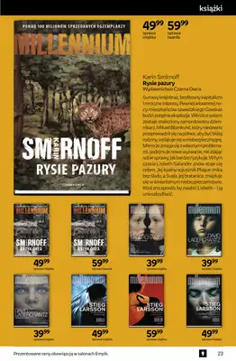 Empik - gazetka promocyjna Tom kultury: książki od środy 29.10 do wtorku 11.11 - strona 23 Empik - gazetka promocyjna Tom kultury: książki od środy 29.10 do wtorku 11.11 - strona 23