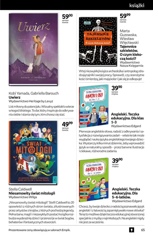 Empik - gazetka promocyjna Tom kultury: książki od środy 29.10 do wtorku 11.11 - strona 65