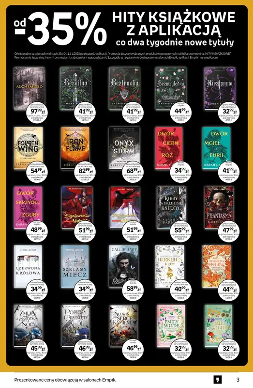Empik - gazetka promocyjna Tom kultury: książki od środy 29.10 do wtorku 11.11 - strona 3