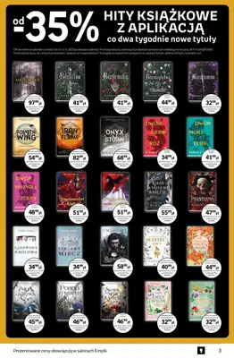 Empik - gazetka promocyjna Tom kultury: książki od środy 29.10 do wtorku 11.11 - strona 3 Empik - gazetka promocyjna Tom kultury: książki od środy 29.10 do wtorku 11.11 - strona 3