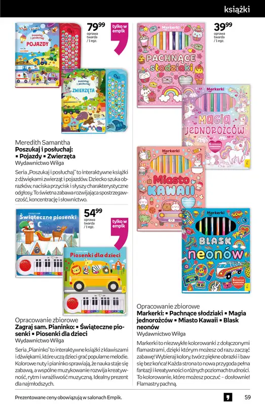 Empik - gazetka promocyjna Tom kultury: książki od środy 29.10 do wtorku 11.11 - strona 59