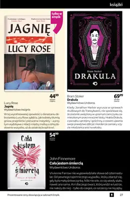 Empik - gazetka promocyjna Tom kultury: książki od środy 29.10 do wtorku 11.11 - strona 27 Empik - gazetka promocyjna Tom kultury: książki od środy 29.10 do wtorku 11.11 - strona 27