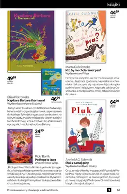 Empik - gazetka promocyjna Tom kultury: książki od środy 29.10 do wtorku 11.11 - strona 63 Empik - gazetka promocyjna Tom kultury: książki od środy 29.10 do wtorku 11.11 - strona 63