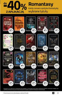 Empik - gazetka promocyjna Tom kultury: książki od środy 29.10 do wtorku 11.11 - strona 25 Empik - gazetka promocyjna Tom kultury: książki od środy 29.10 do wtorku 11.11 - strona 25
