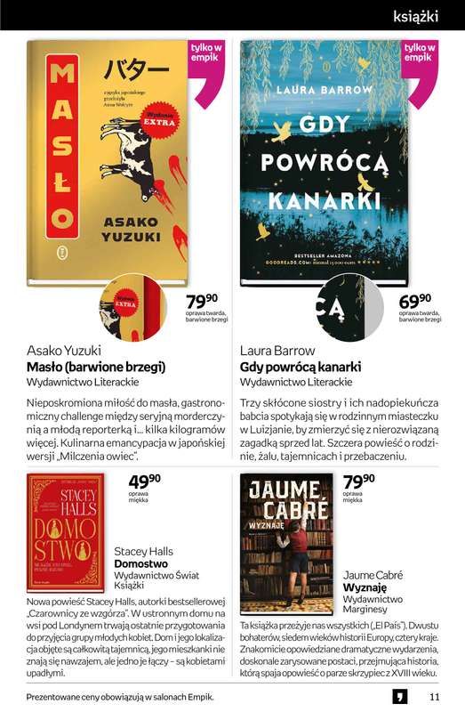 Empik - gazetka promocyjna Tom kultury: książki od środy 29.10 do wtorku 11.11 - strona 11