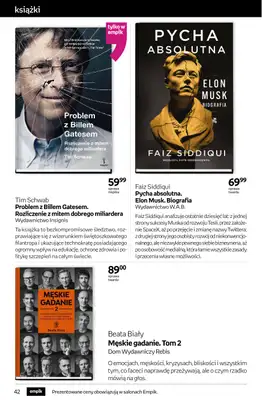 Empik - gazetka promocyjna Tom kultury: książki od środy 29.10 do wtorku 11.11 - strona 42 Empik - gazetka promocyjna Tom kultury: książki od środy 29.10 do wtorku 11.11 - strona 42