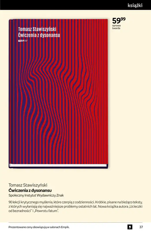 Empik - gazetka promocyjna Tom kultury: książki od środy 29.10 do wtorku 11.11 - strona 37