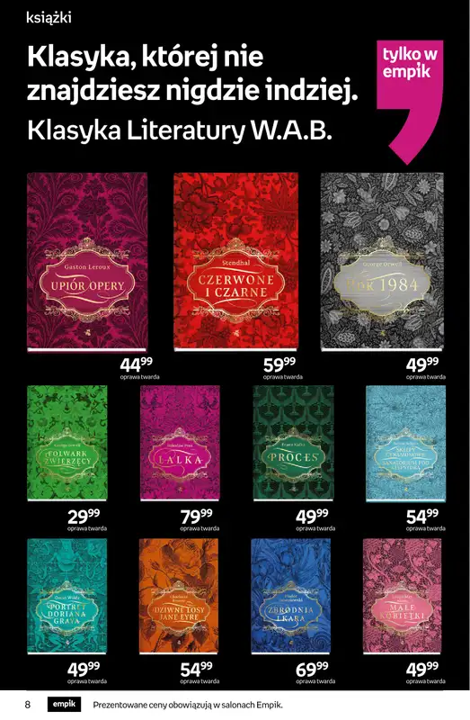 Empik - gazetka promocyjna Tom kultury: książki od środy 29.10 do wtorku 11.11 - strona 8