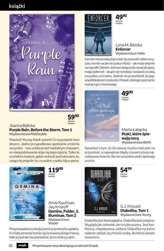 Empik - gazetka promocyjna Tom kultury: książki od środy 29.10 do wtorku 11.11 - strona 32