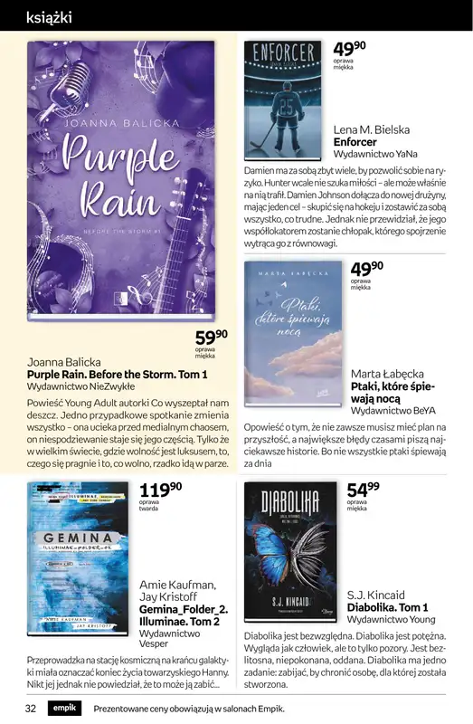 Empik - gazetka promocyjna Tom kultury: książki od środy 29.10 do wtorku 11.11 - strona 32