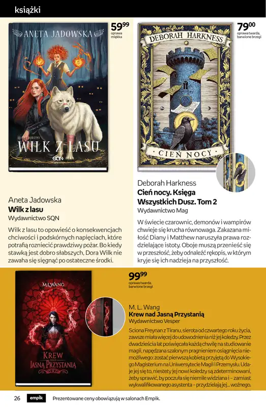 Empik - gazetka promocyjna Tom kultury: książki od środy 29.10 do wtorku 11.11 - strona 26