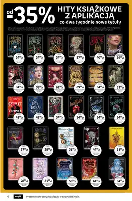 Empik - gazetka promocyjna Tom kultury: książki od środy 29.10 do wtorku 11.11 - strona 4 Empik - gazetka promocyjna Tom kultury: książki od środy 29.10 do wtorku 11.11 - strona 4