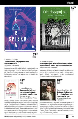 Empik - gazetka promocyjna Tom kultury: książki od środy 29.10 do wtorku 11.11 - strona 39 Empik - gazetka promocyjna Tom kultury: książki od środy 29.10 do wtorku 11.11 - strona 39