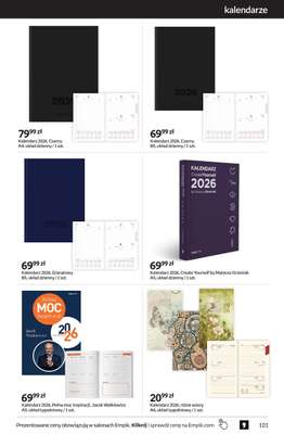 Kalendarz 2026, Czarny A4