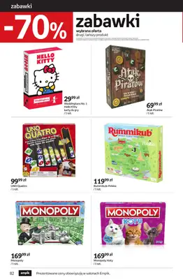 Empik - gazetka promocyjna Tom kultury: zabawki od środy 29.10 do wtorku 11.11 - strona 4 Empik - gazetka promocyjna Tom kultury: zabawki od środy 29.10 do wtorku 11.11 - strona 4