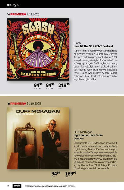 Empik - gazetka promocyjna Tom kultury: muzyka od środy 29.10 do wtorku 11.11 - strona 7