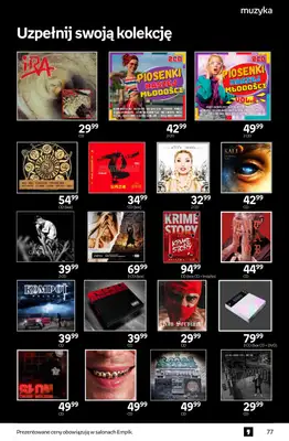 Empik - gazetka promocyjna Tom kultury: muzyka od środy 29.10 do wtorku 11.11 - strona 10 Empik - gazetka promocyjna Tom kultury: muzyka od środy 29.10 do wtorku 11.11 - strona 10