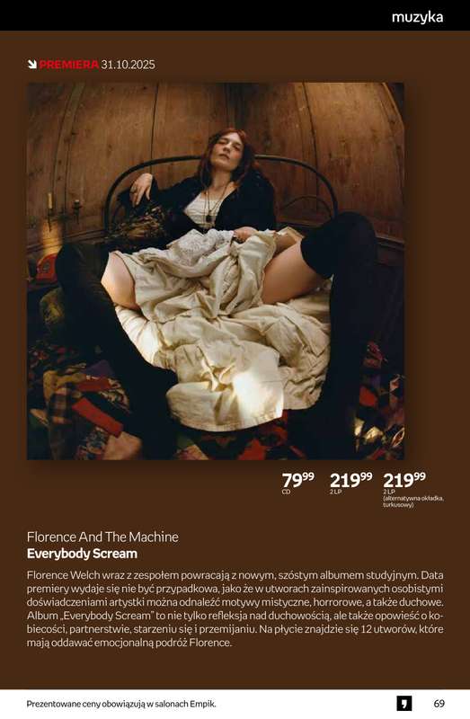 Empik - gazetka promocyjna Tom kultury: muzyka od środy 29.10 do wtorku 11.11 - strona 2