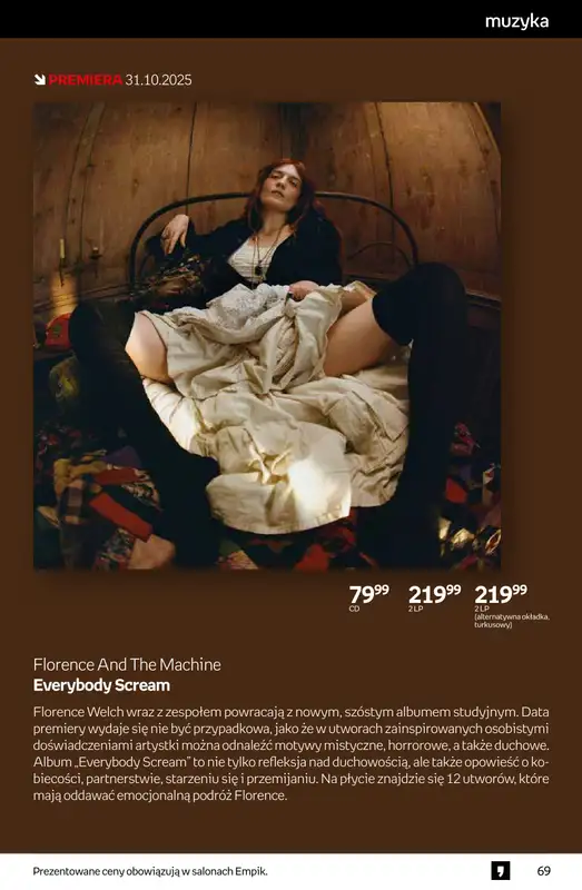 Empik - gazetka promocyjna Tom kultury: muzyka od środy 29.10 do wtorku 11.11 - strona 2