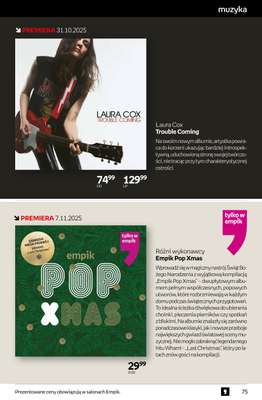 Empik - gazetka promocyjna Tom kultury: muzyka od środy 29.10 do wtorku 11.11 - strona 8